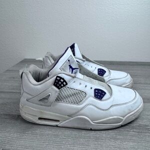 Jordan 4 purple metallic